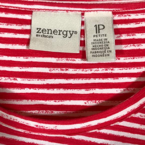 Chico’s Zenergy Blouse size 1P - Picture 3 of 8
